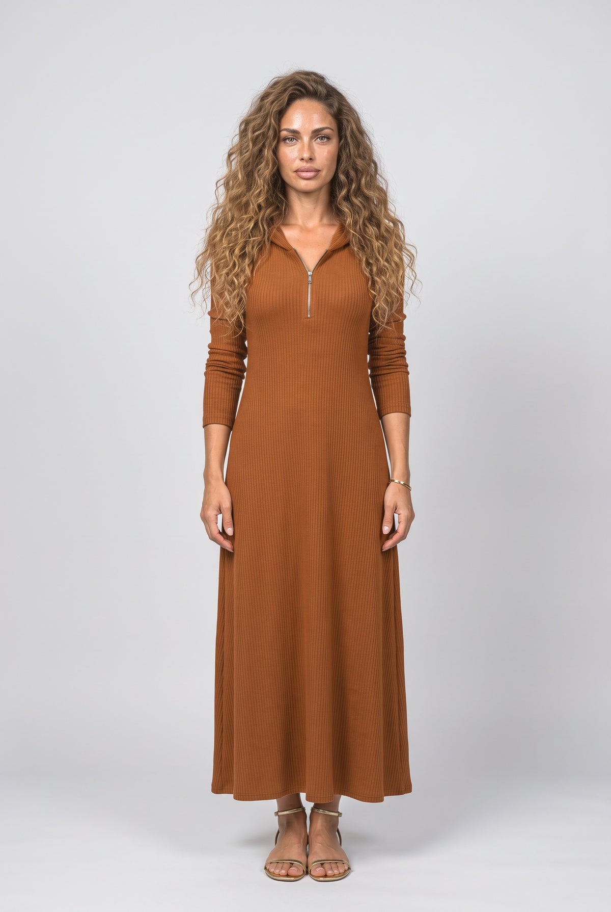 Ribbed Maxi Dress
