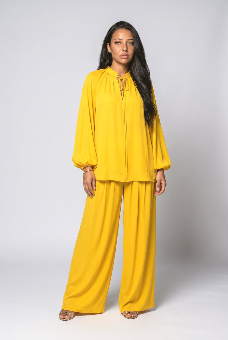 Yellow Two Piece Outfit