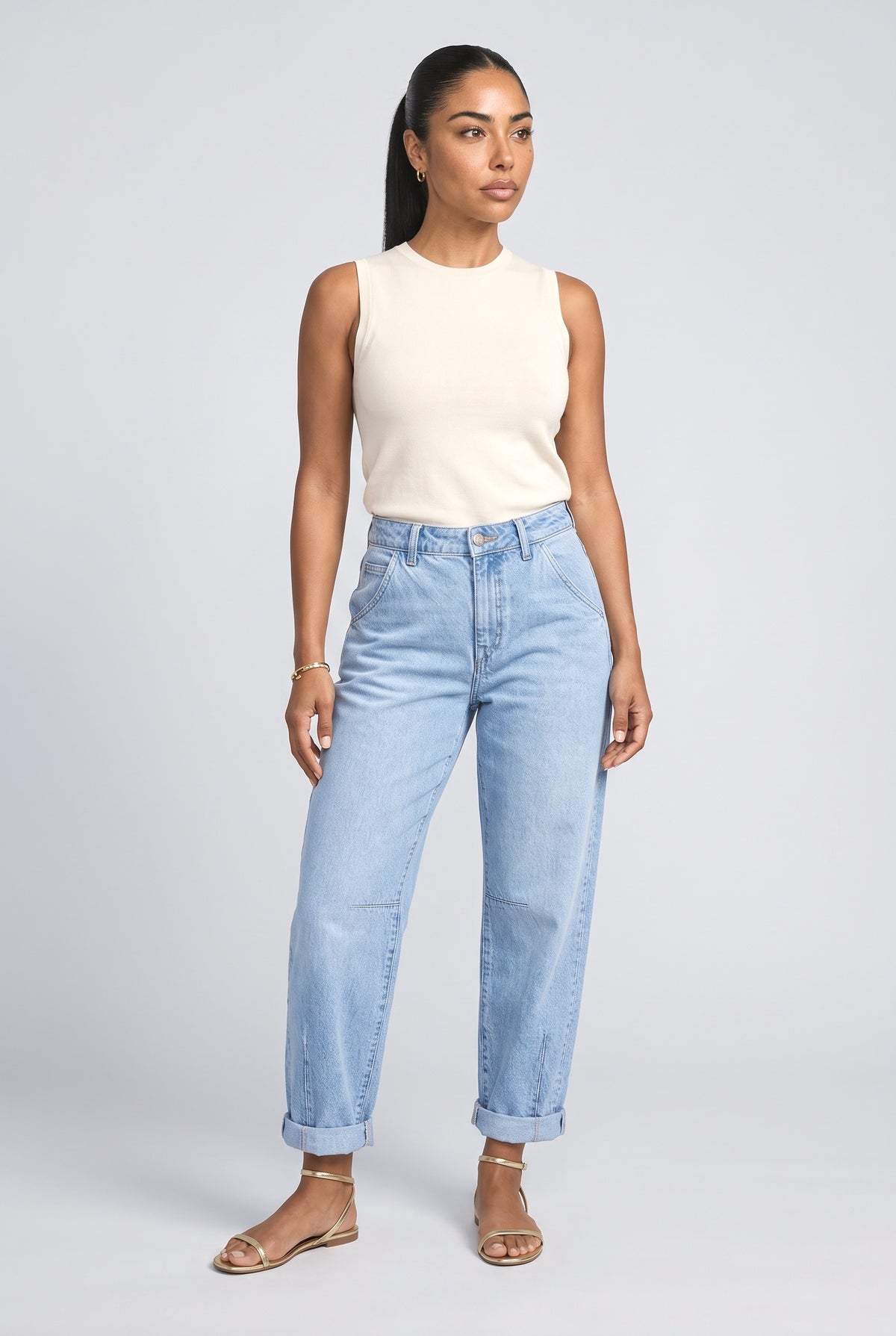 Women's Jeans, Light Vintage Wash