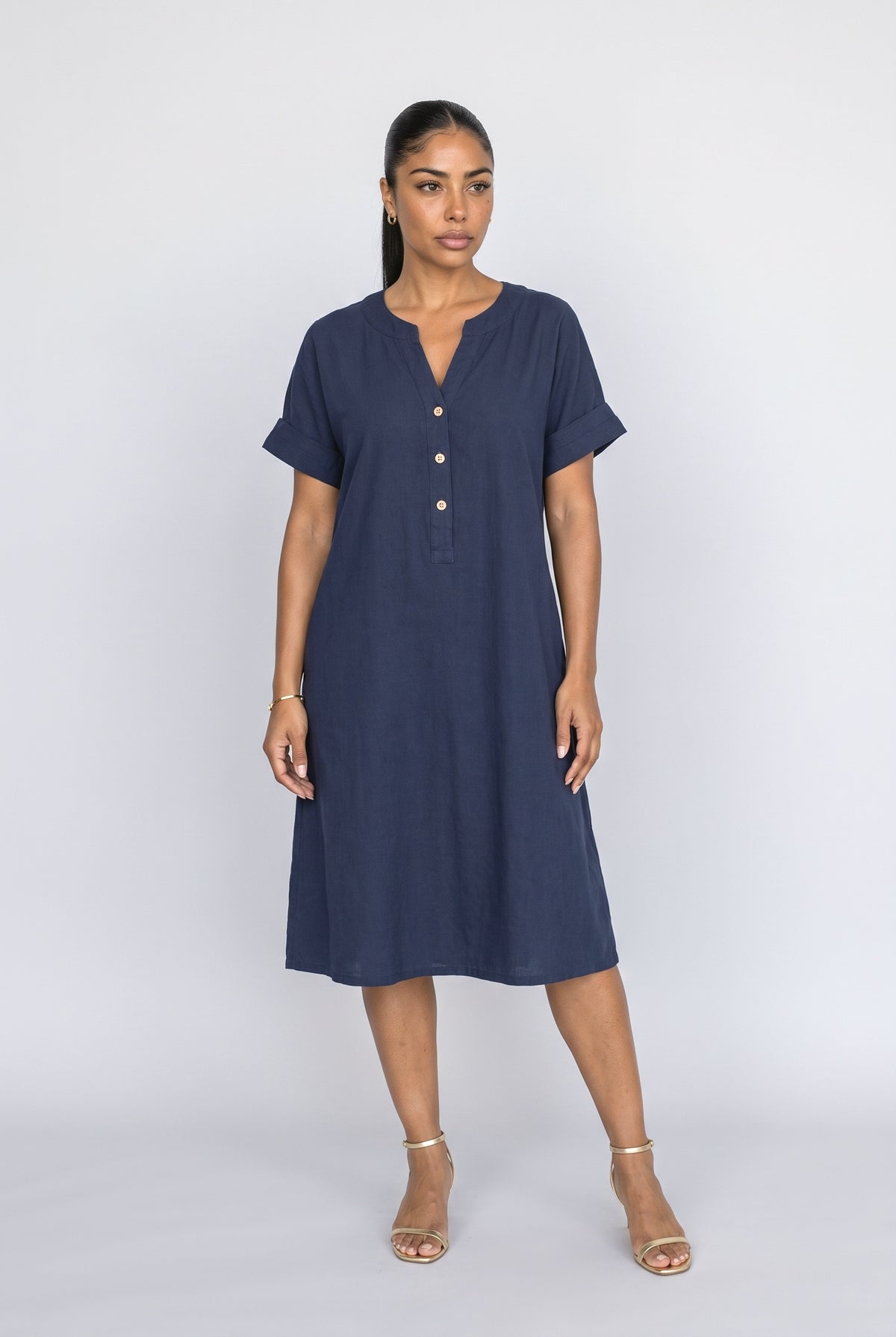 V-Neck Beach Dress