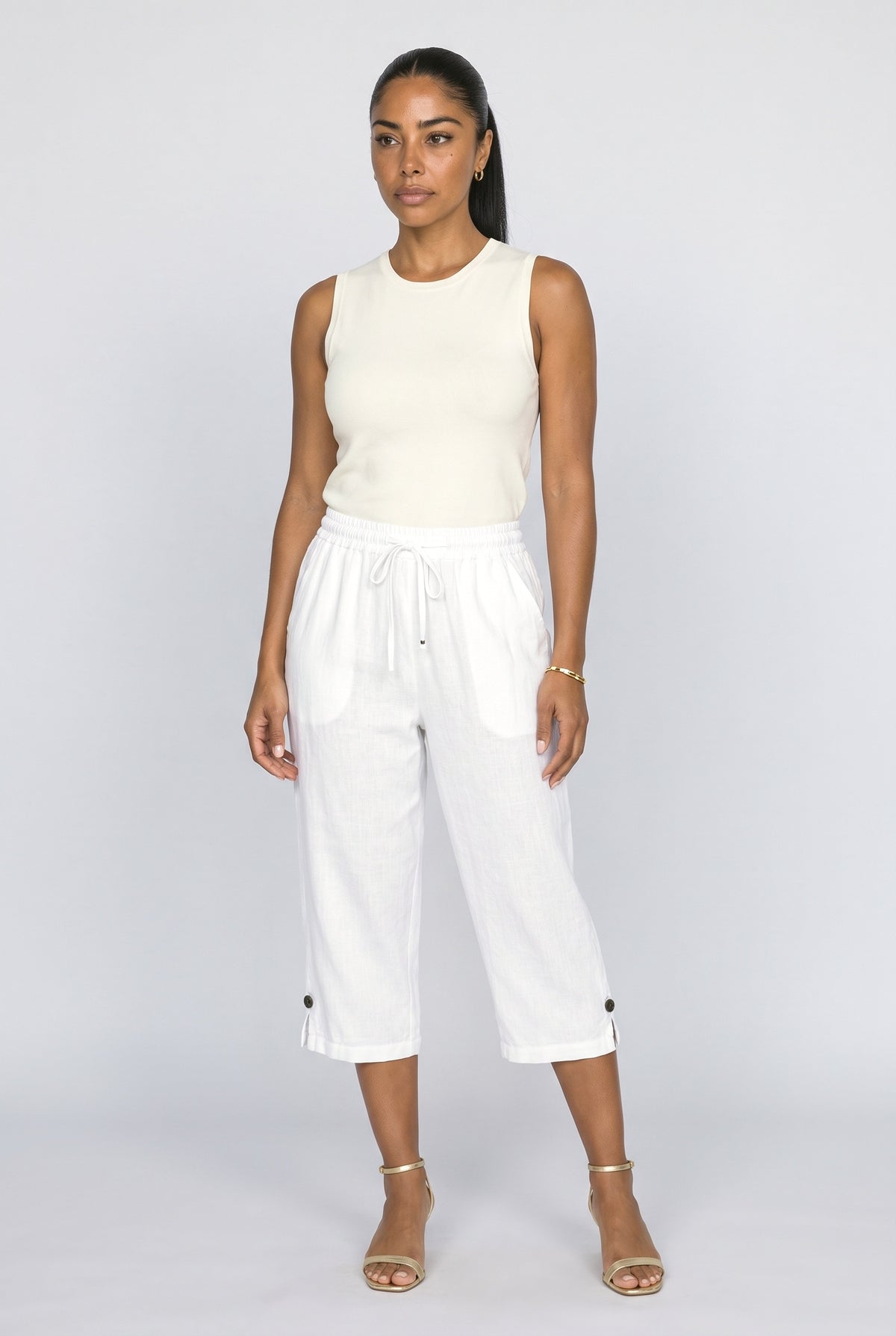 Slit Wide Leg Pants