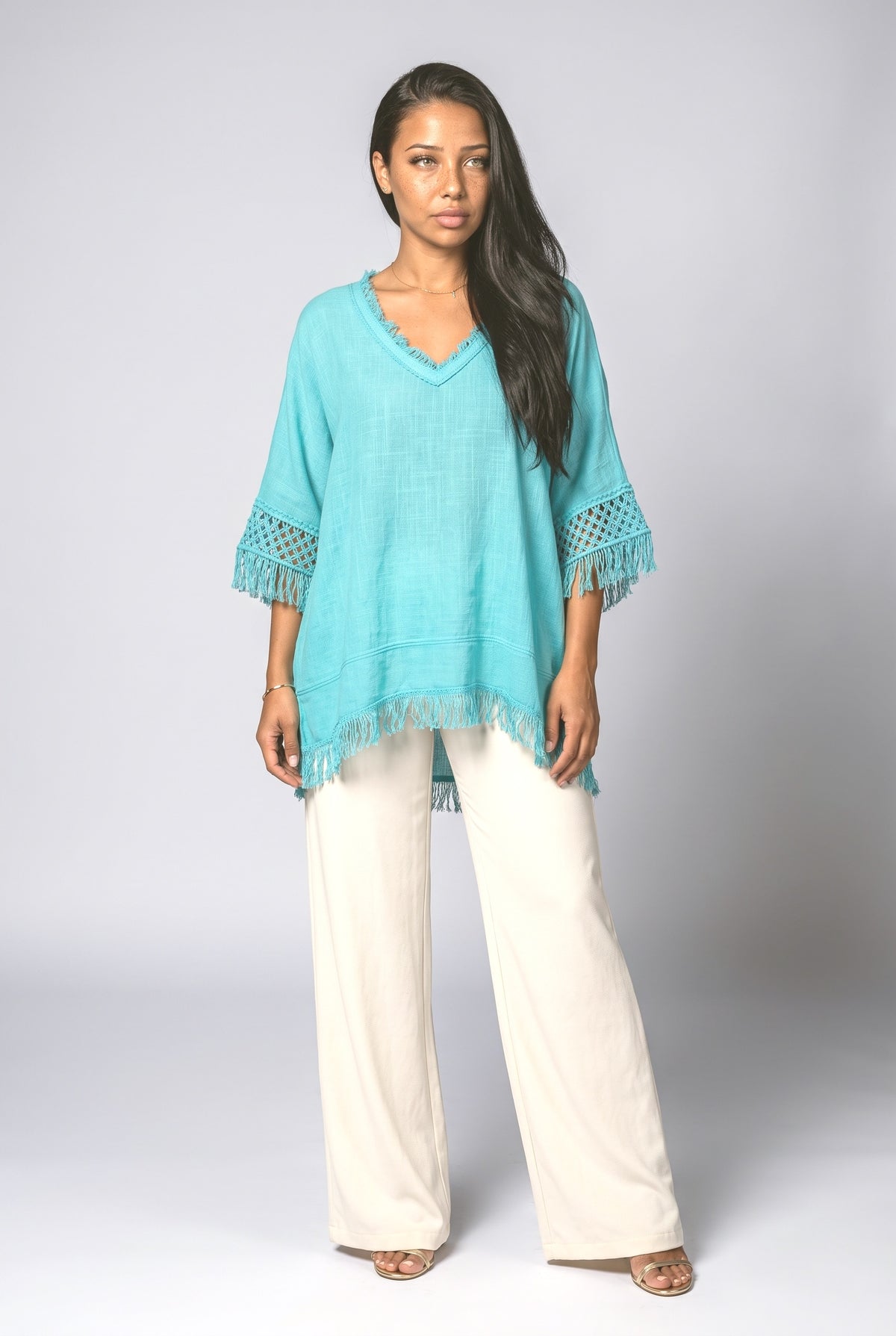 Crochet Fringe Blouse