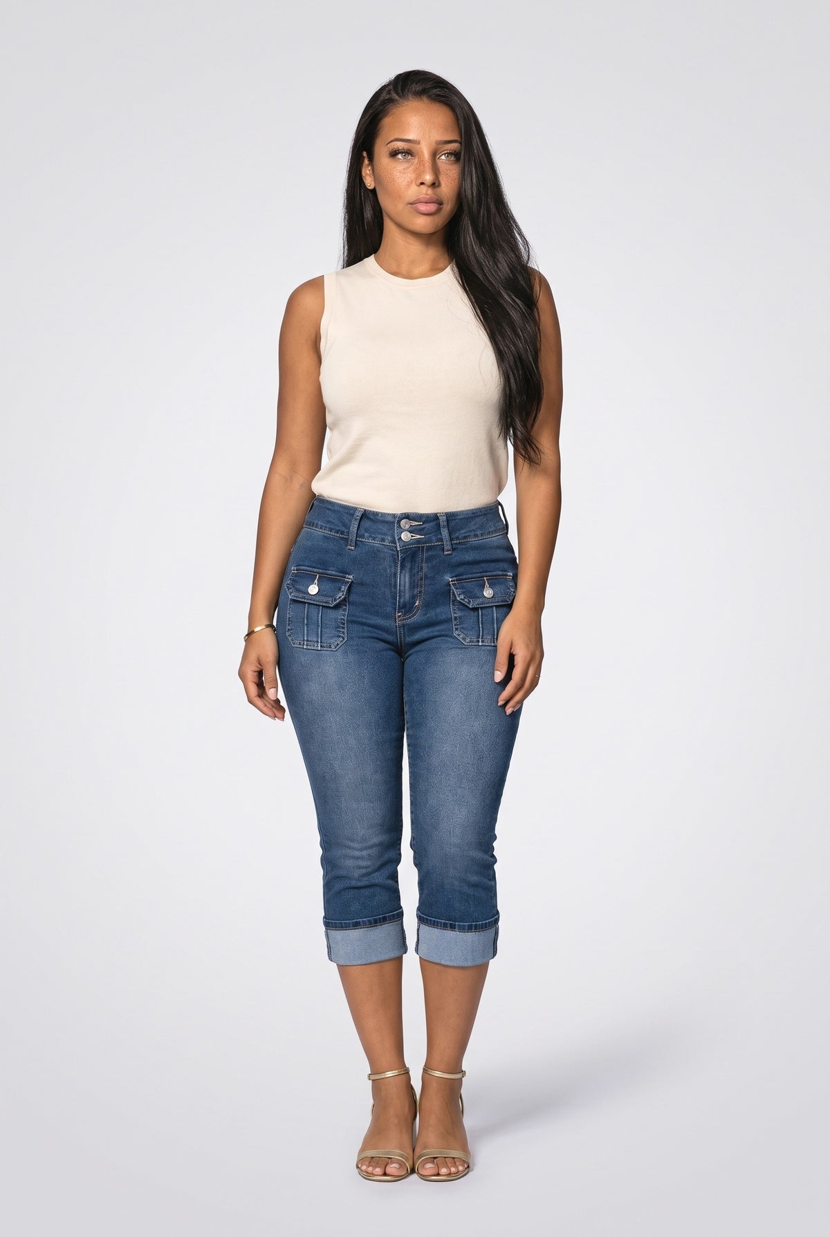 Blue Denim Women's Jeans, Blue