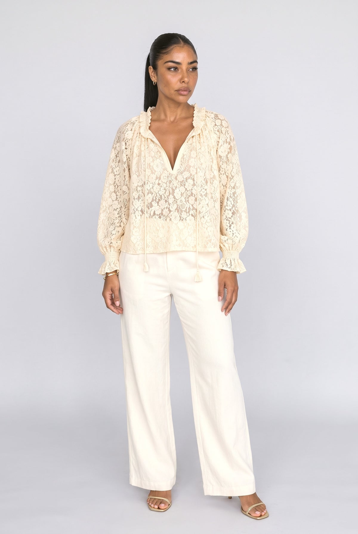 Lace Floral Blouse