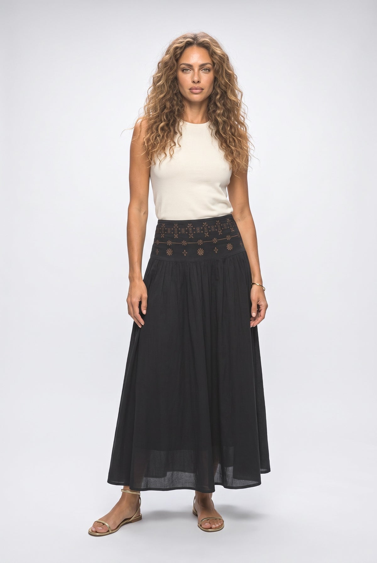 A-Line Maxi Skirt