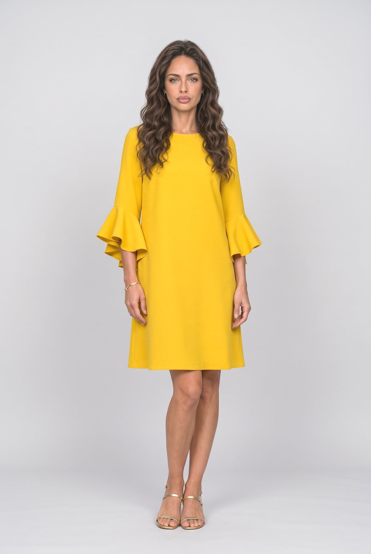 Bell Sleeve Mini Dress