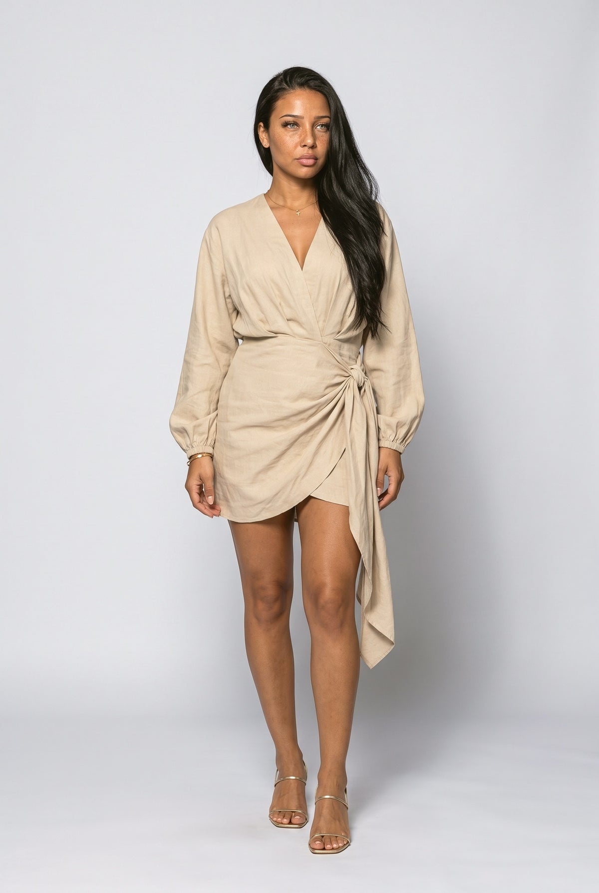 Wrap Midi Dress