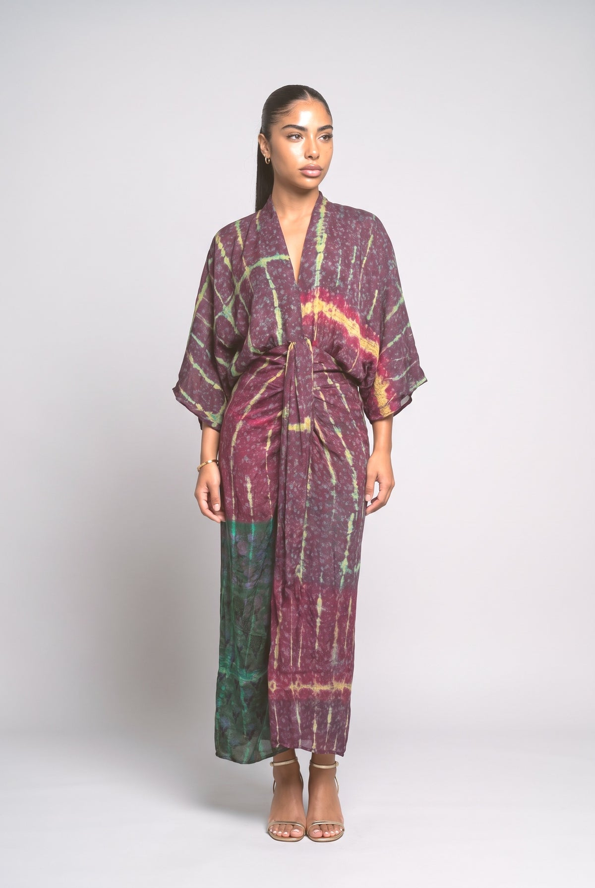 Illusion Printed Dress-1