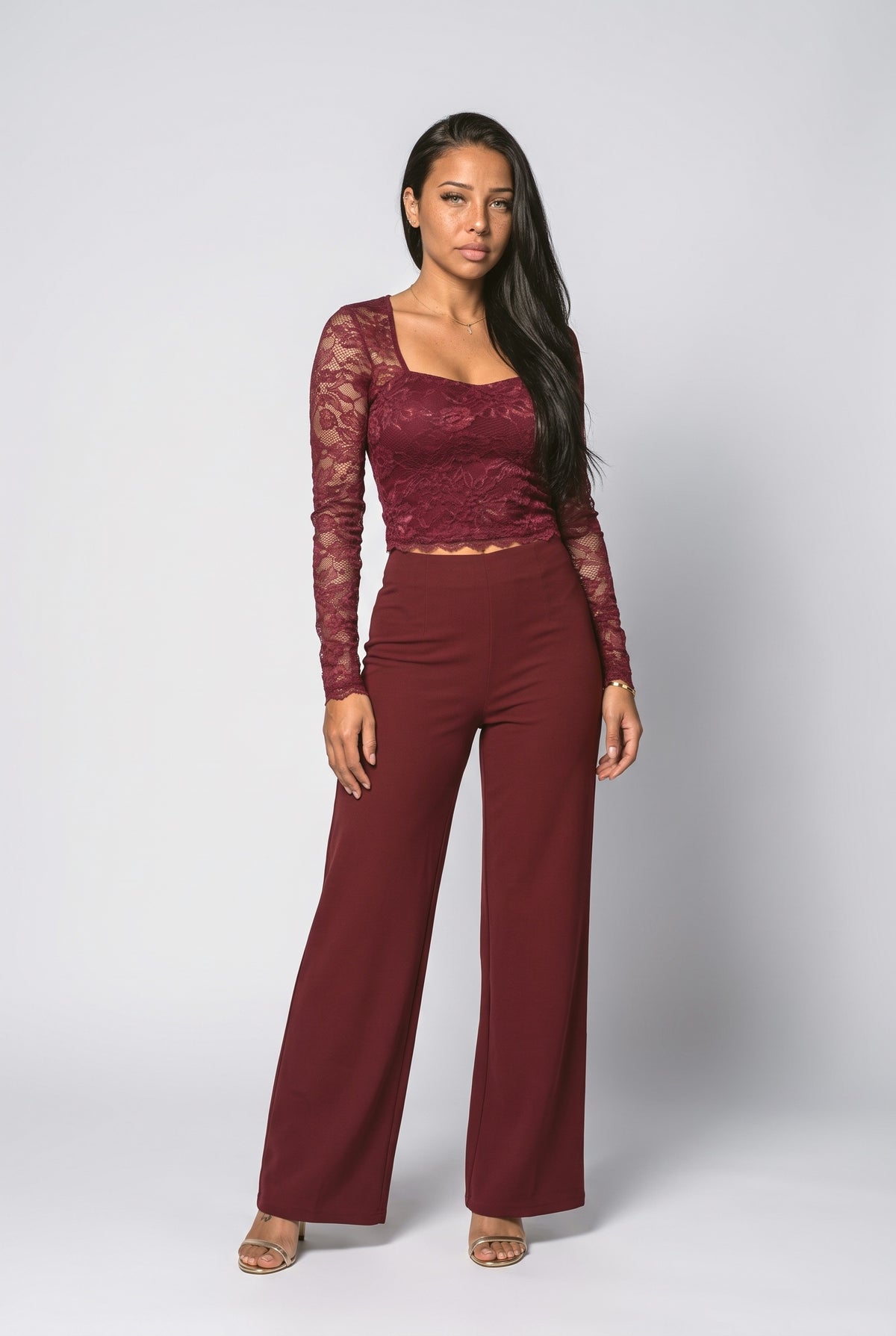 Lace Floral Blouse