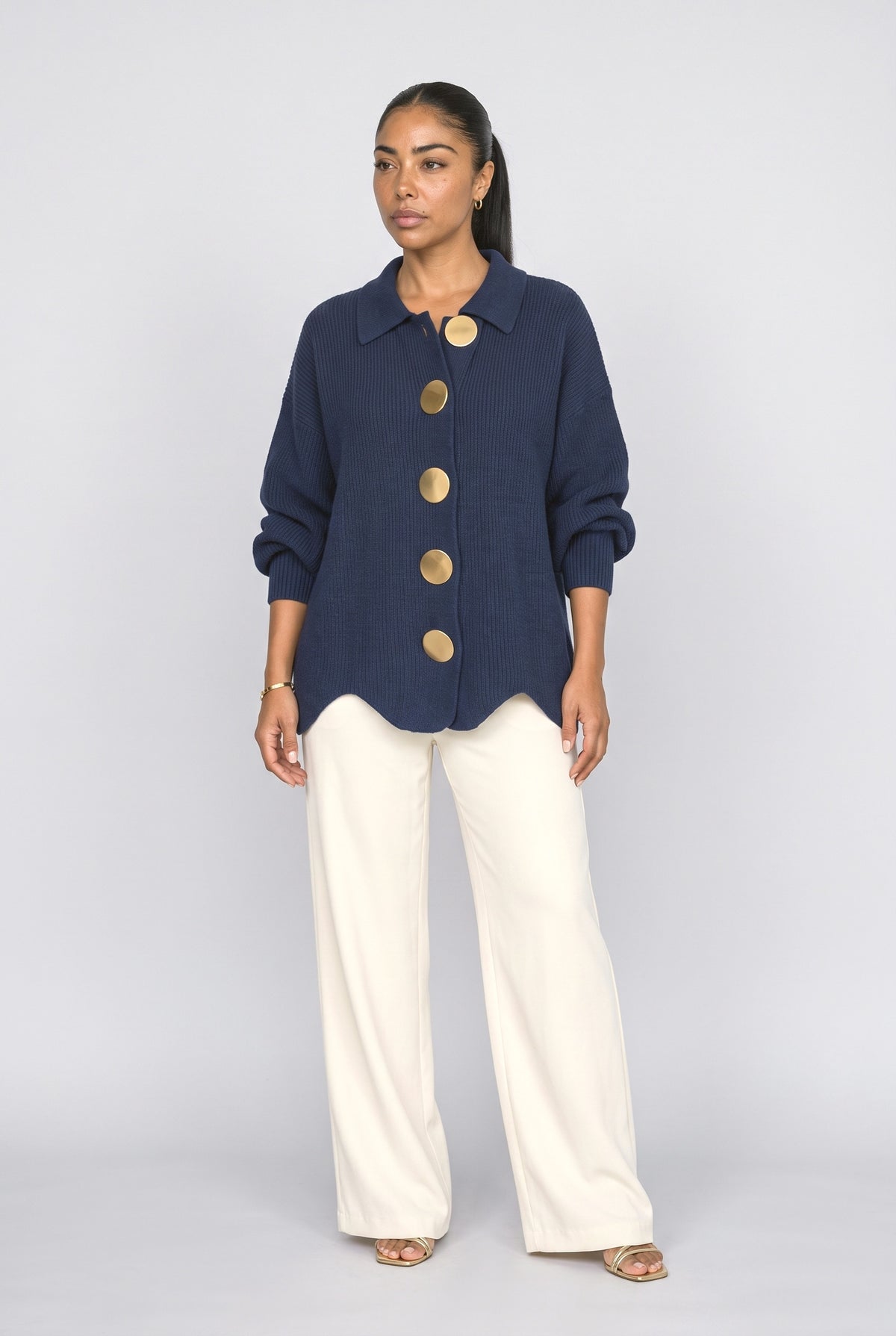 Oversized Knit Cardigan