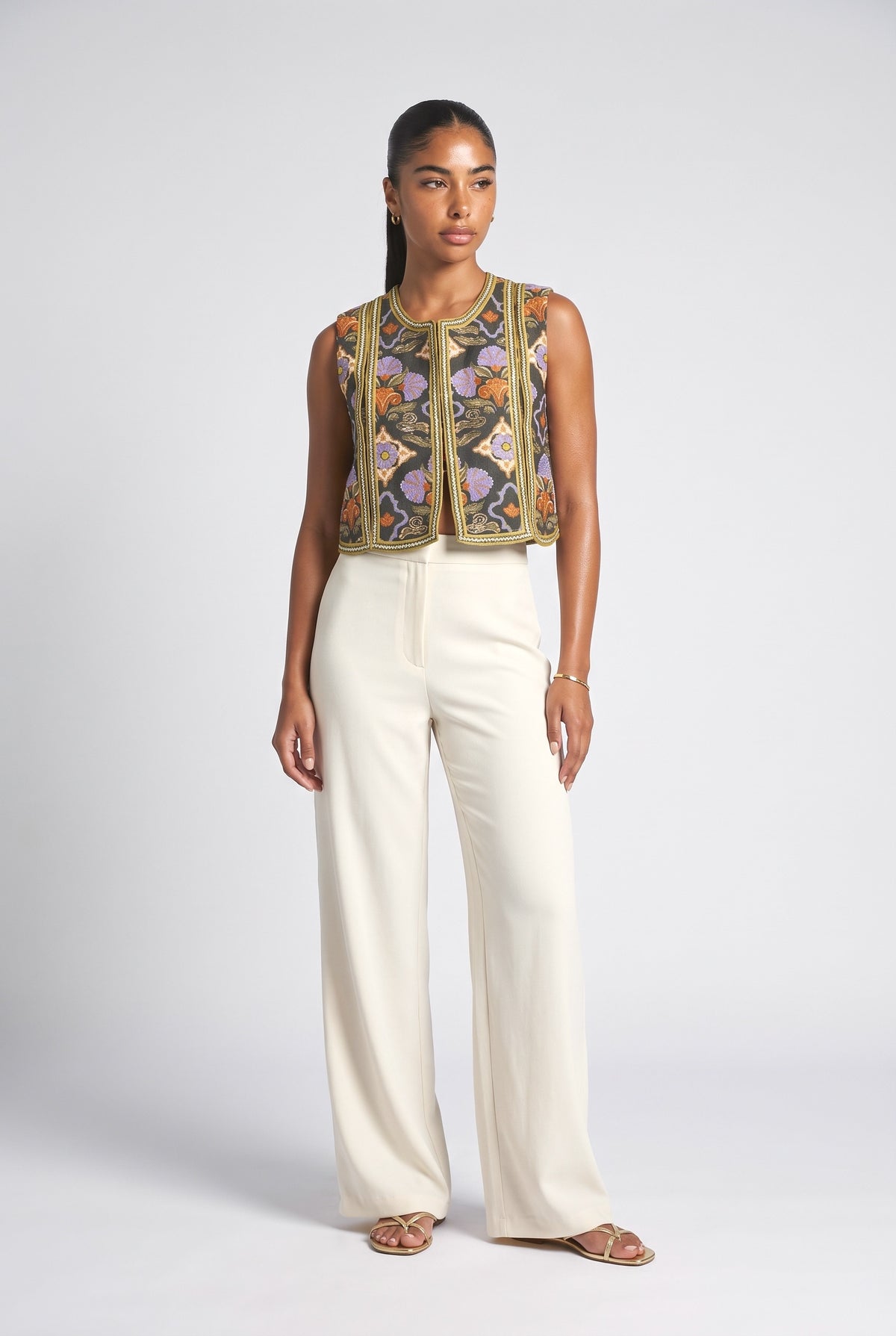 Print Wrap Top