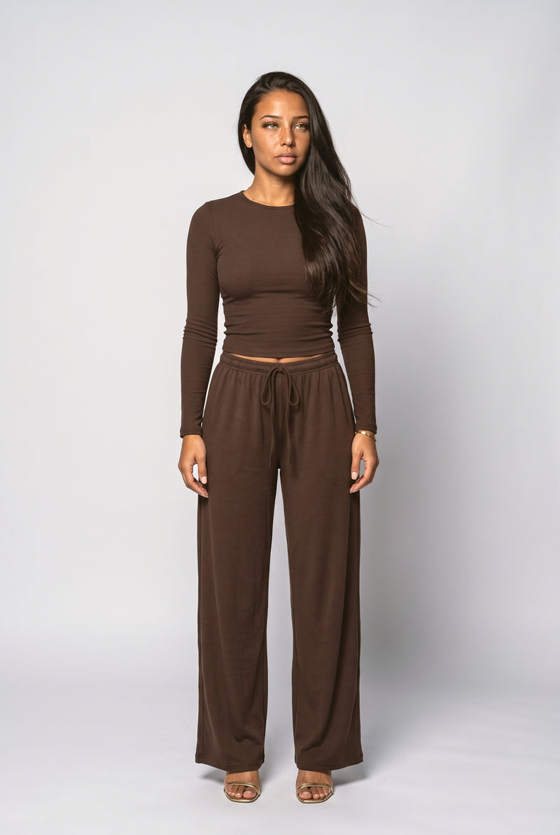 Brown Two Piece Outfit