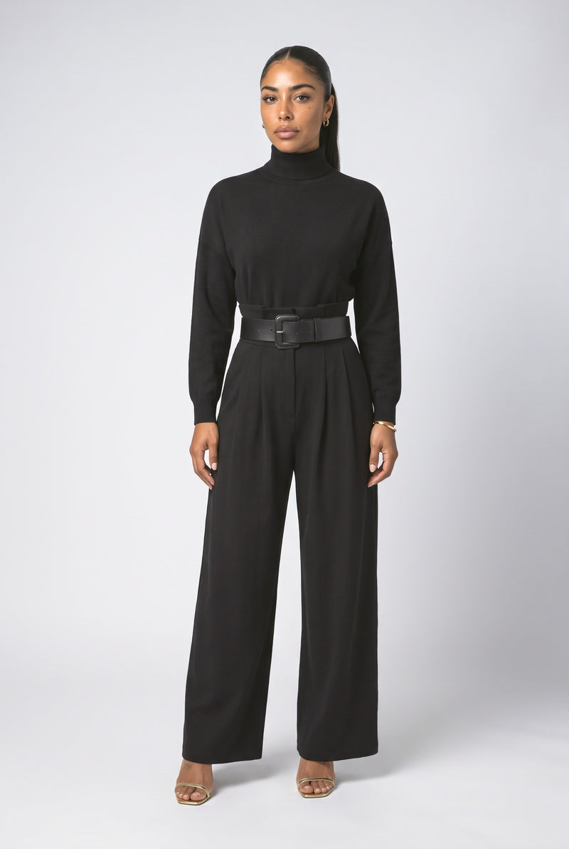 Black Gray Two Piece Outfit