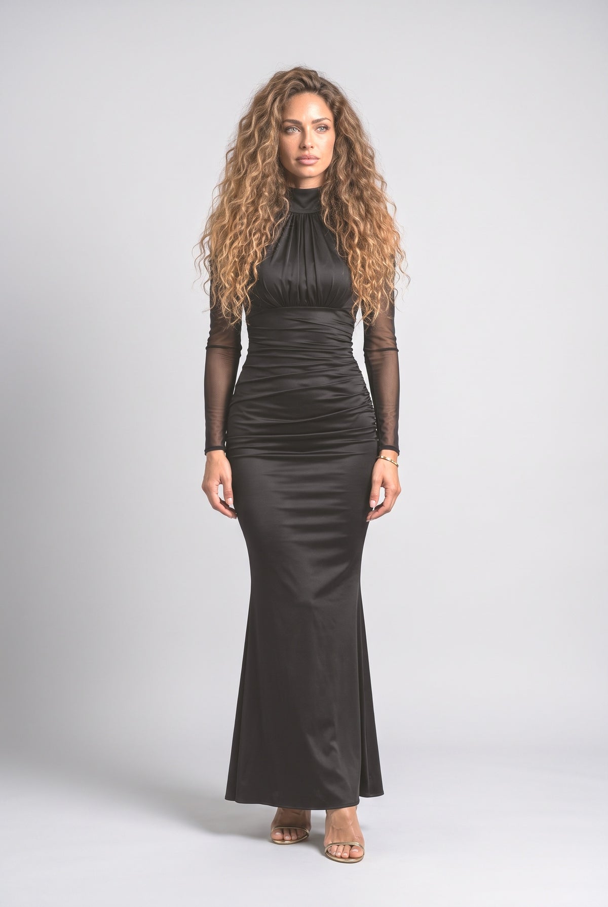 Sheer Mermaid Cocktail Dress