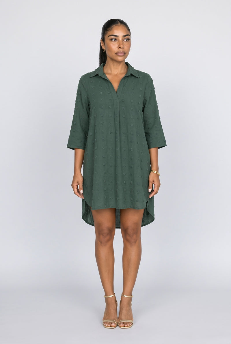 Olive Black Summer Dress