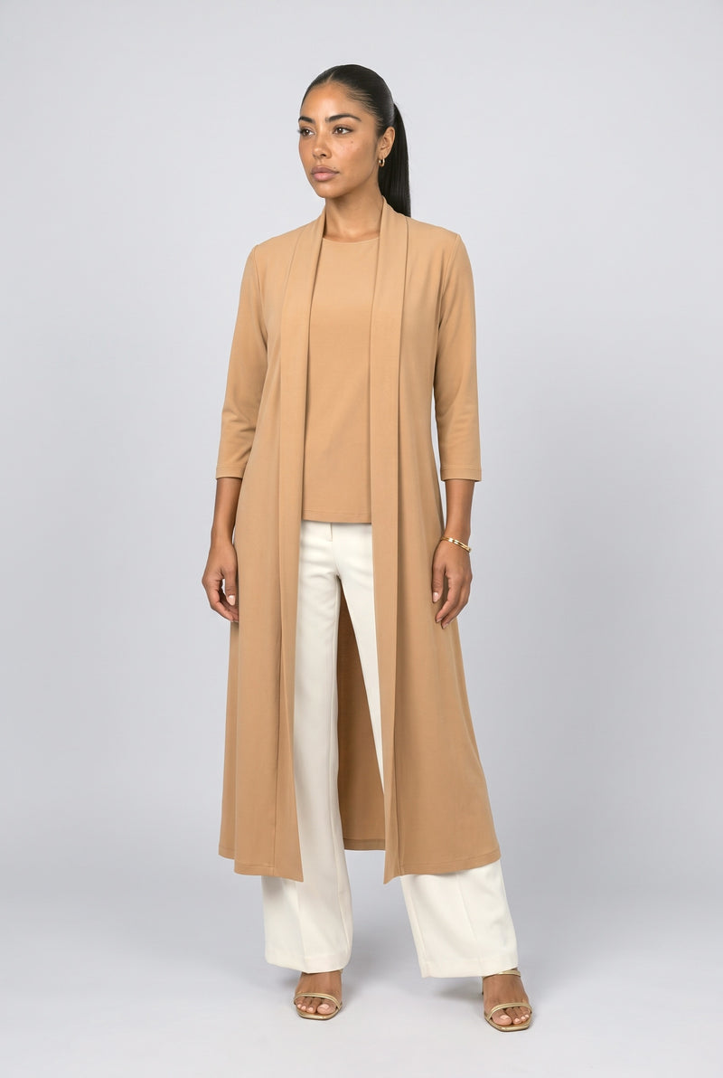 Light Brown Knit Cardigan