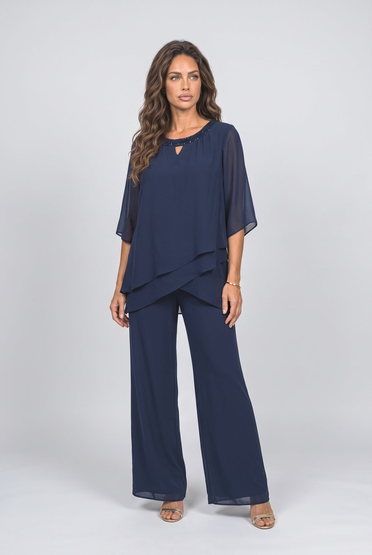Chiffon Two Piece Outfit
