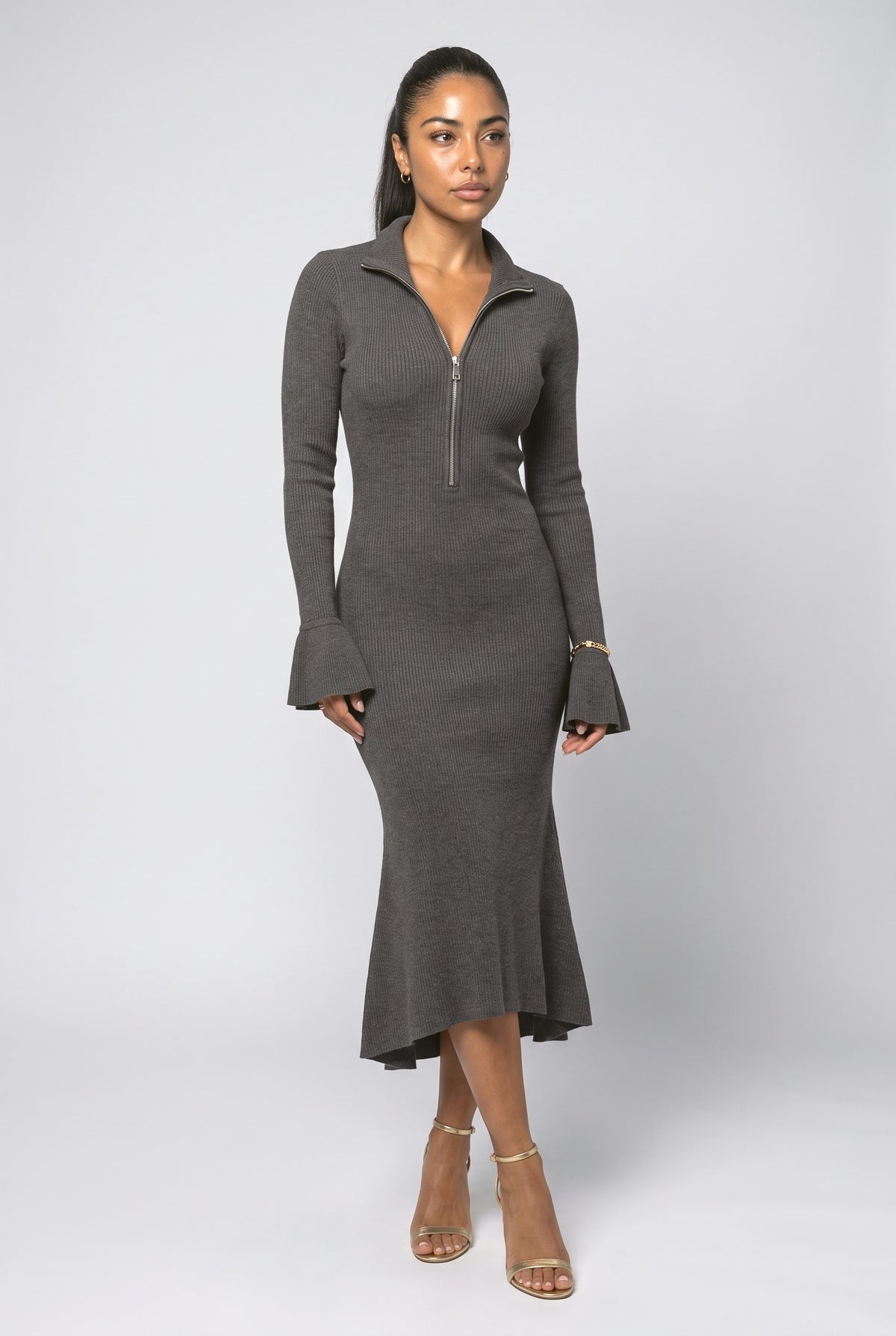 Knit Midi Dress