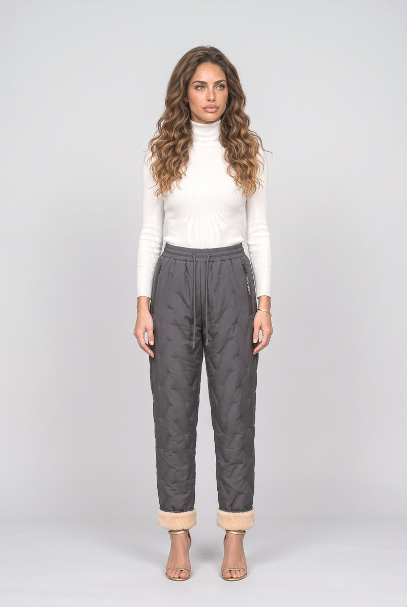 Gray Wide Leg Pants