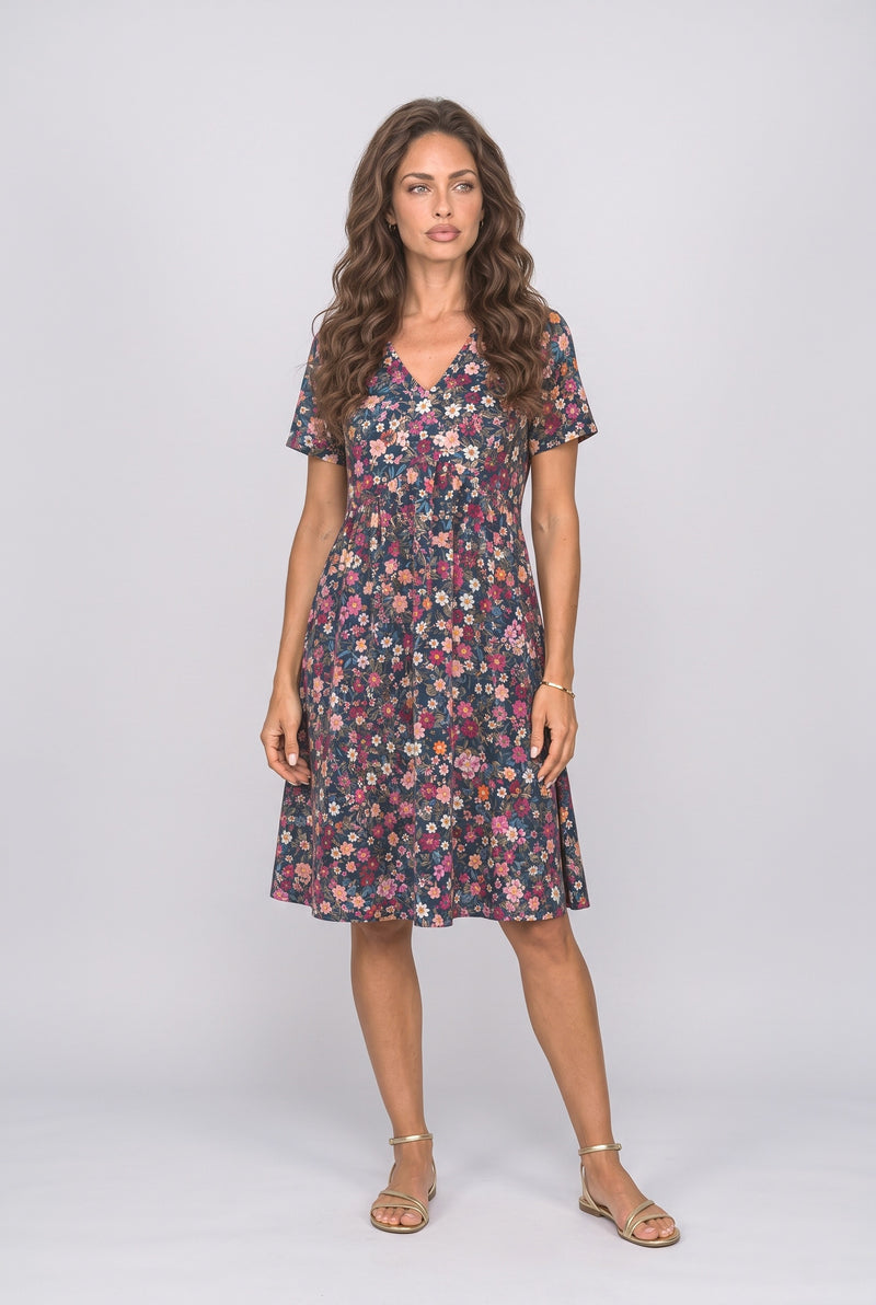 Floral Flowy Midi Dress