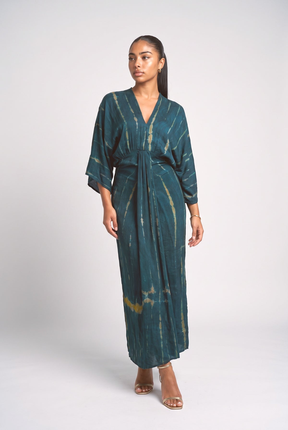 Illusion Printed Dress-12