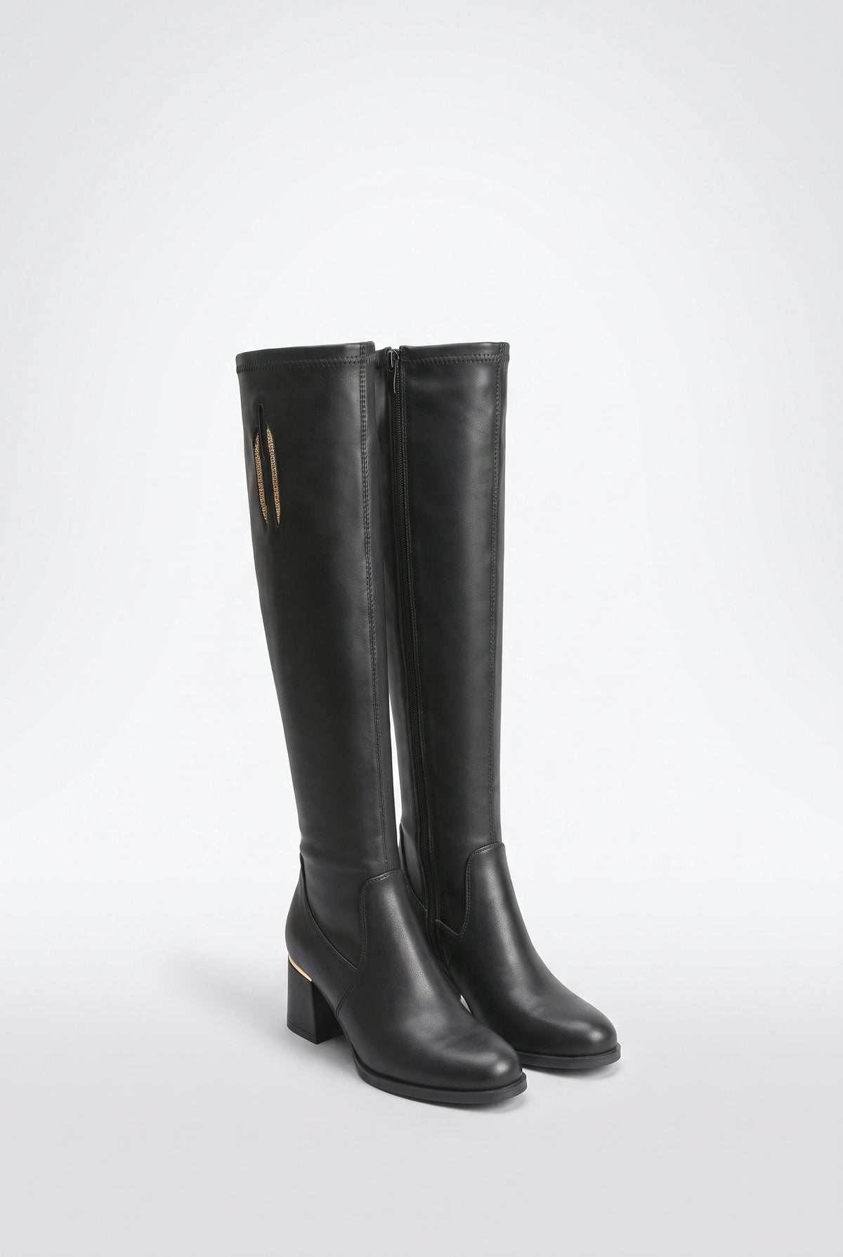 Black Over the Knee Boots, Black