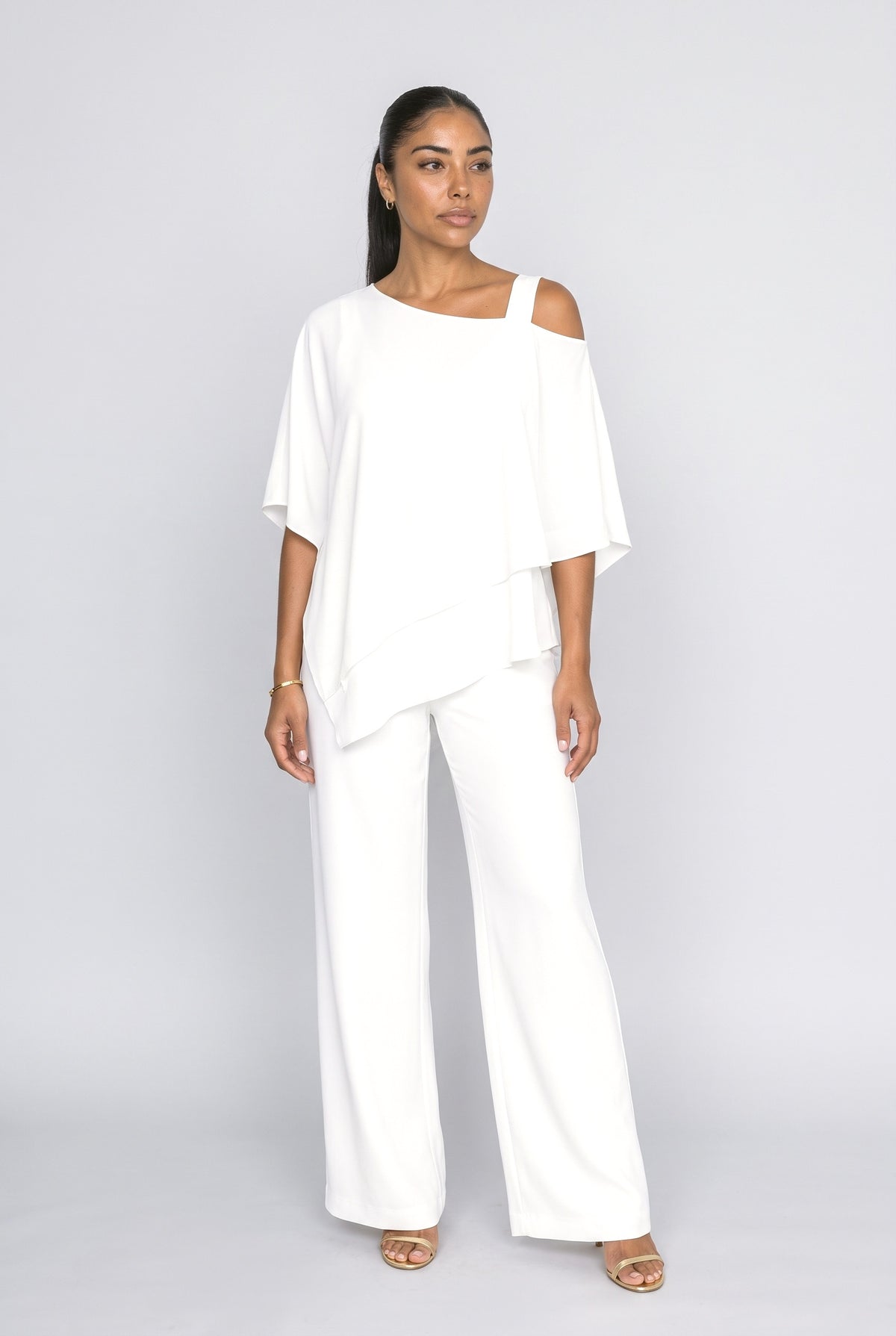 Asymmetric Two Piece Outfit