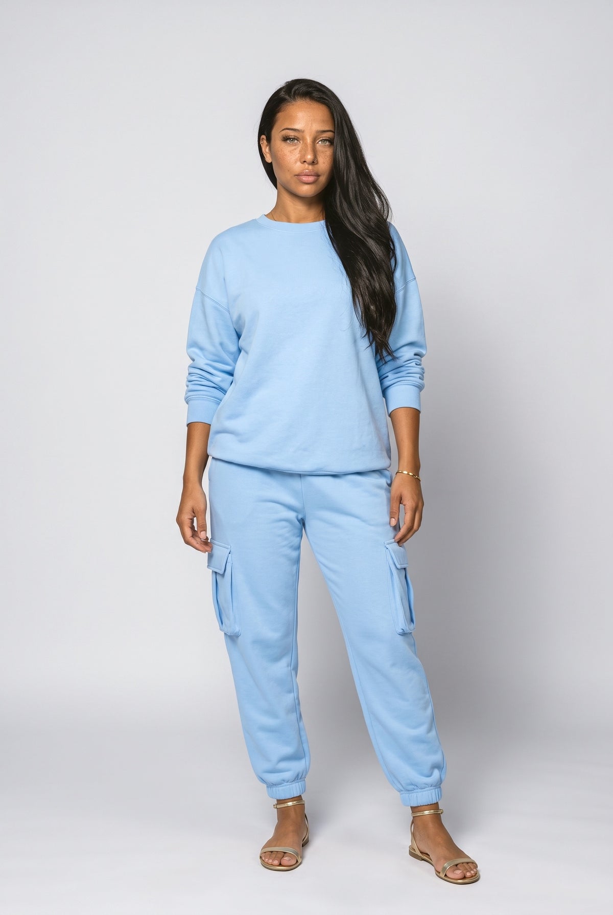 Crew Neck Two Piece Outfit