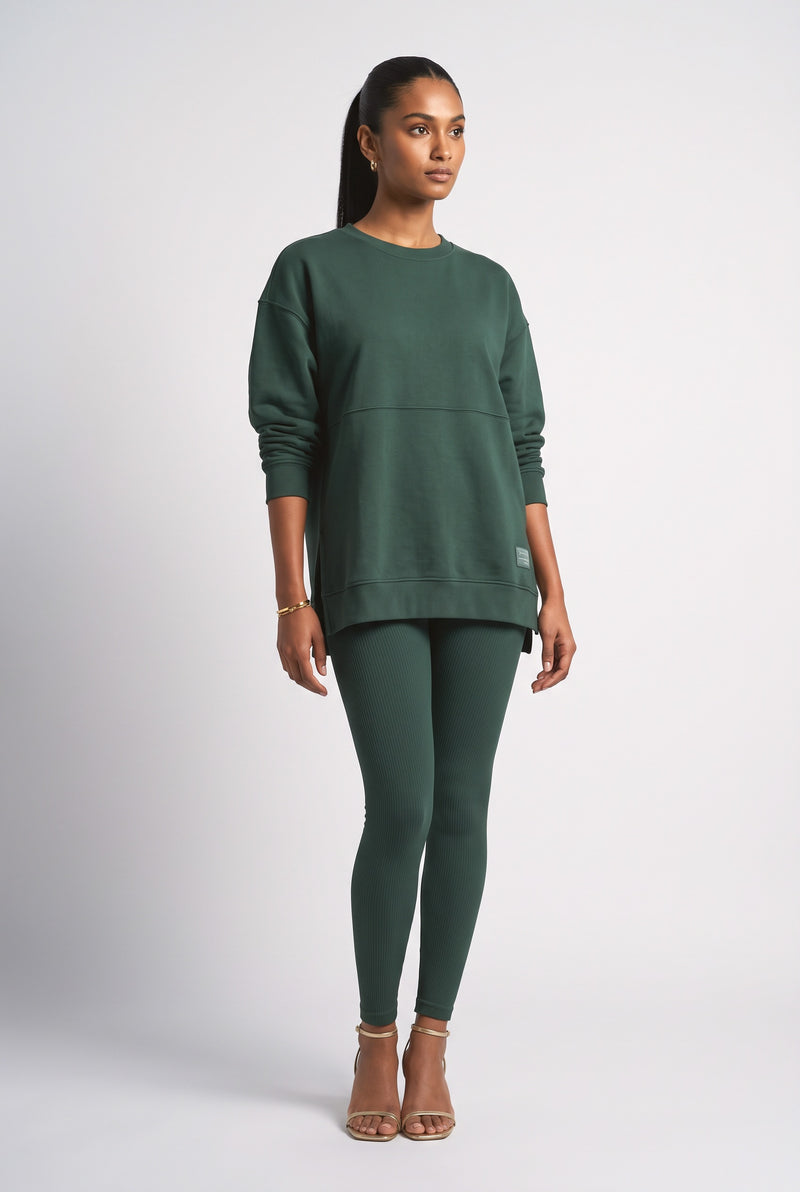 Army Green Two Piece Outfit
