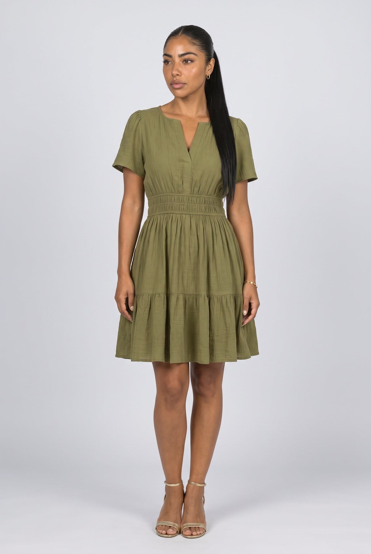 Tiered Mini Dress
