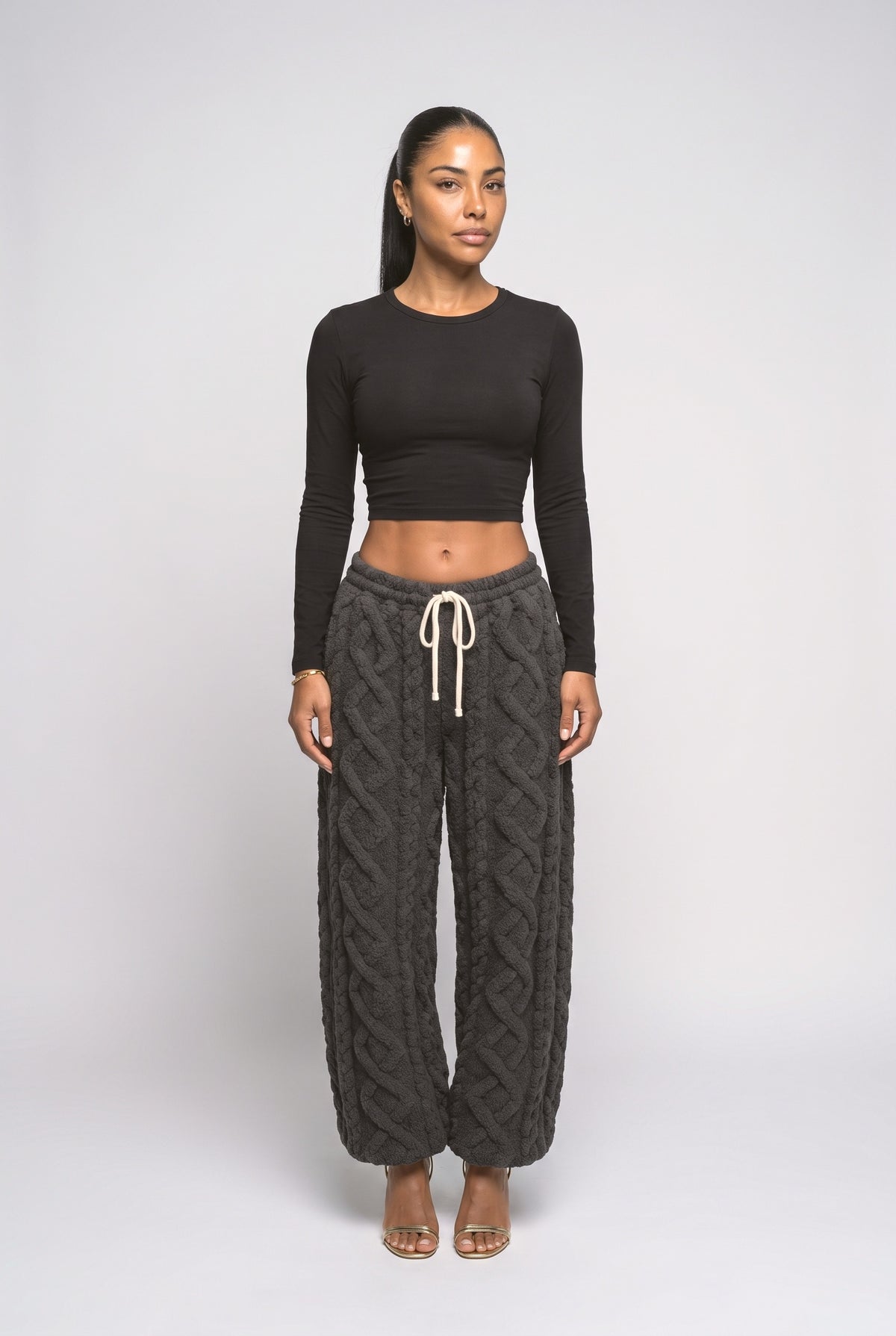 Knit Wide Leg Pants