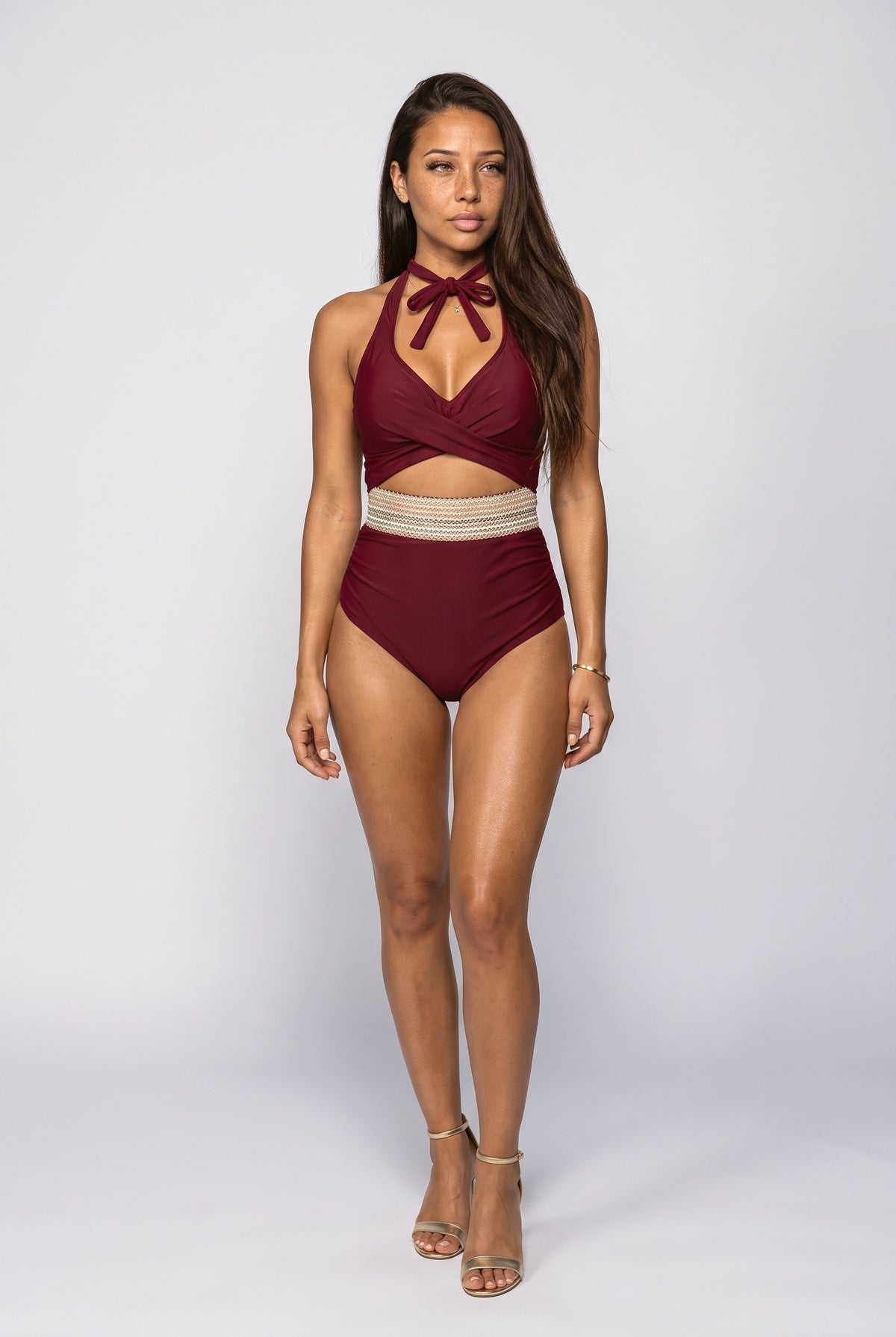Cutout One Piece Swimsuit