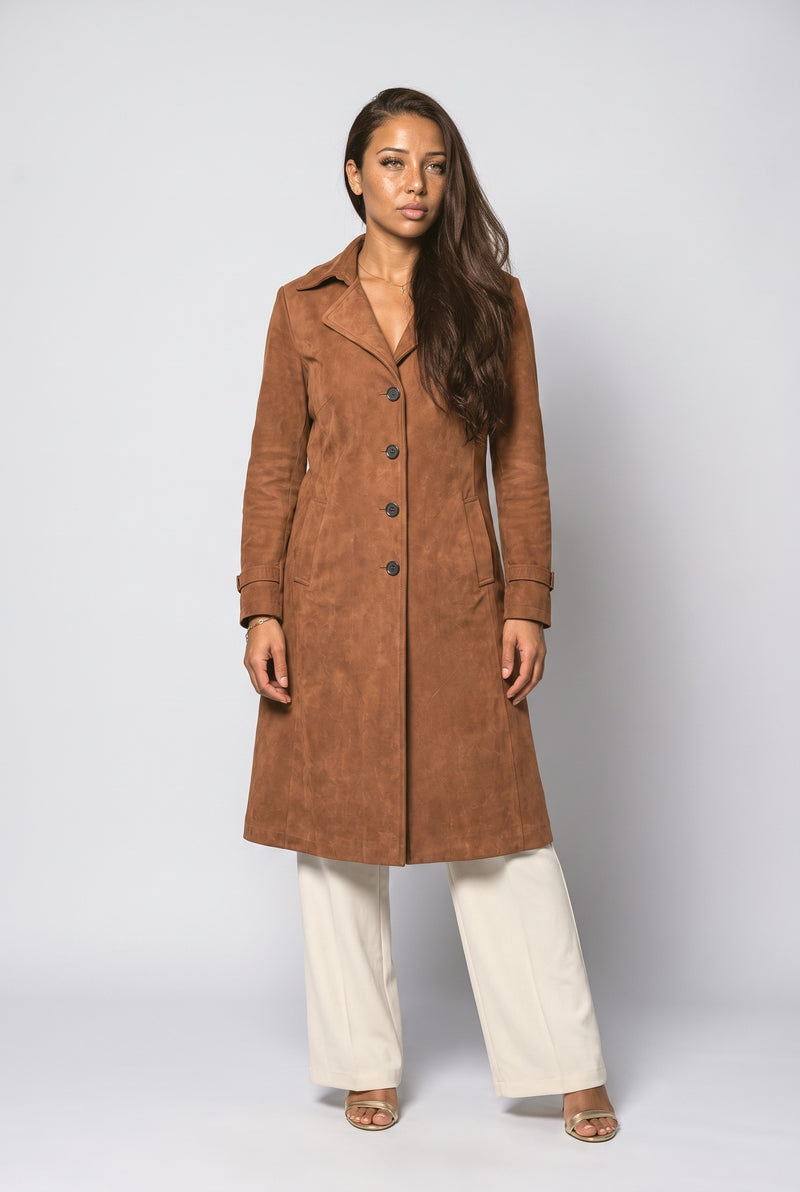 Brown Black Wool Coat