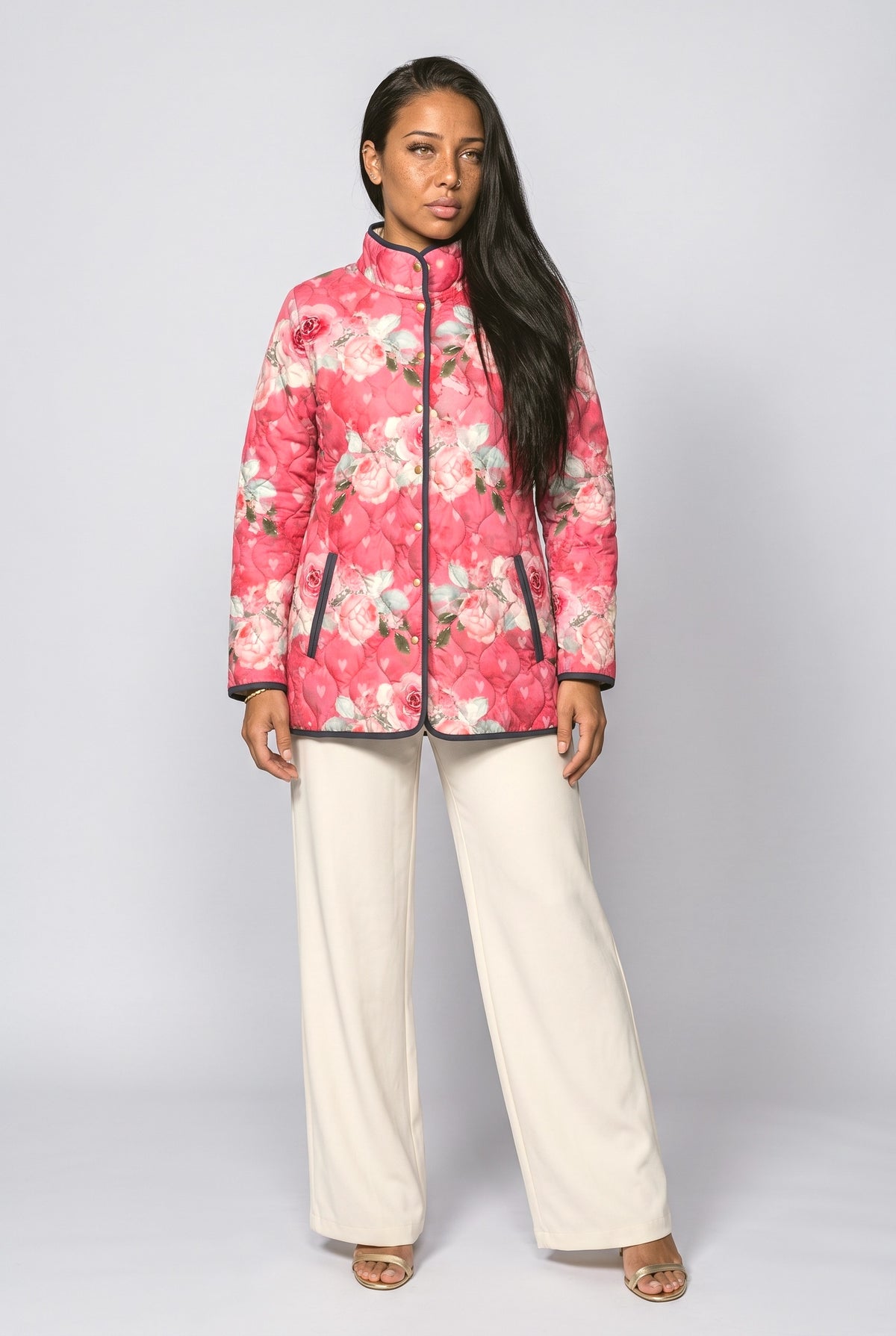 Floral Bomber Jacket