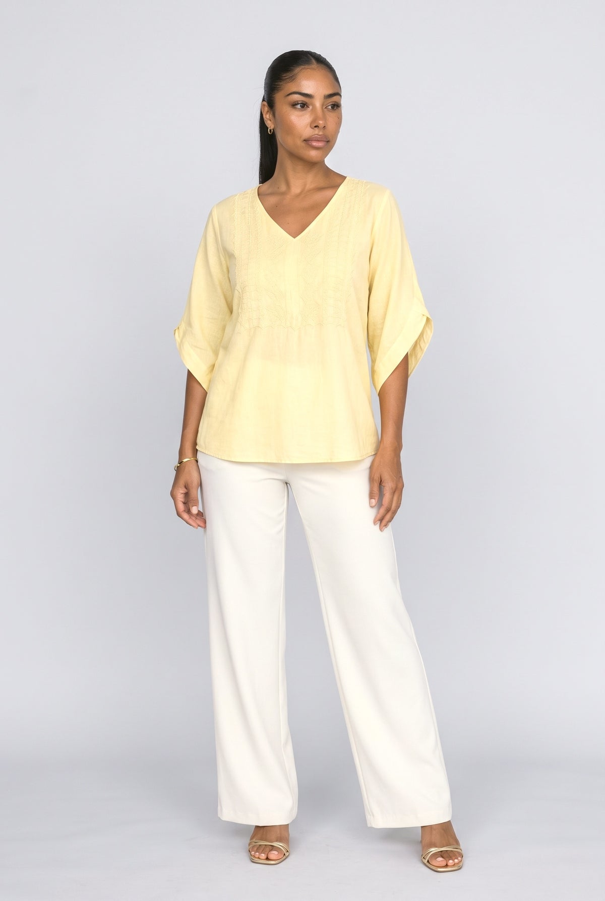 Lace V-Neck Blouse