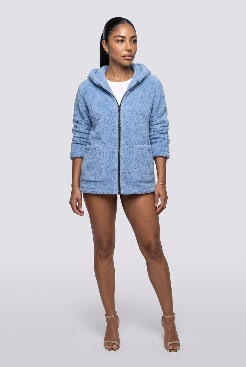 Blue Fleece Jacket