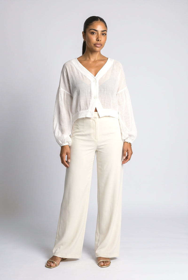 Sheer Knit Cardigan