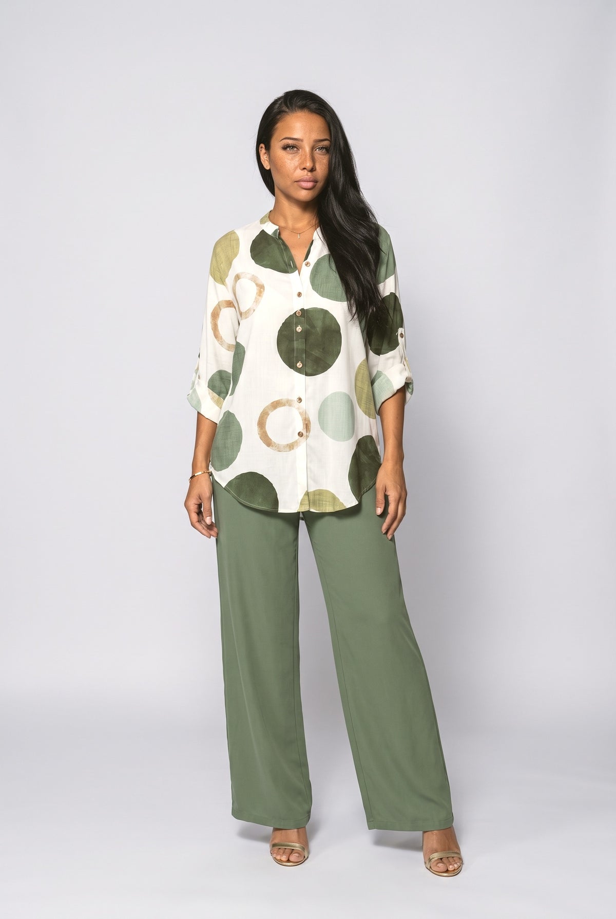 Abstract Two Piece Outfit