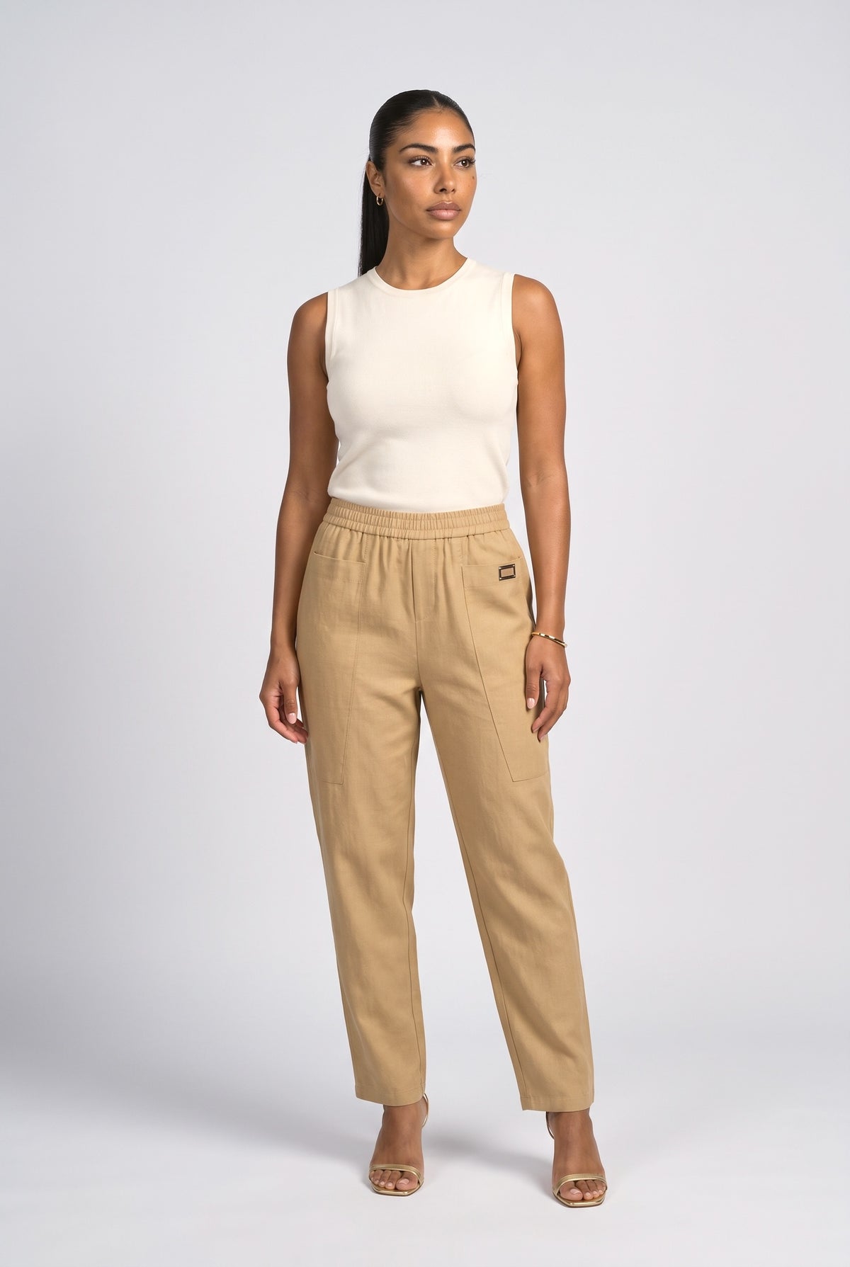 Linen Wide Leg Pants