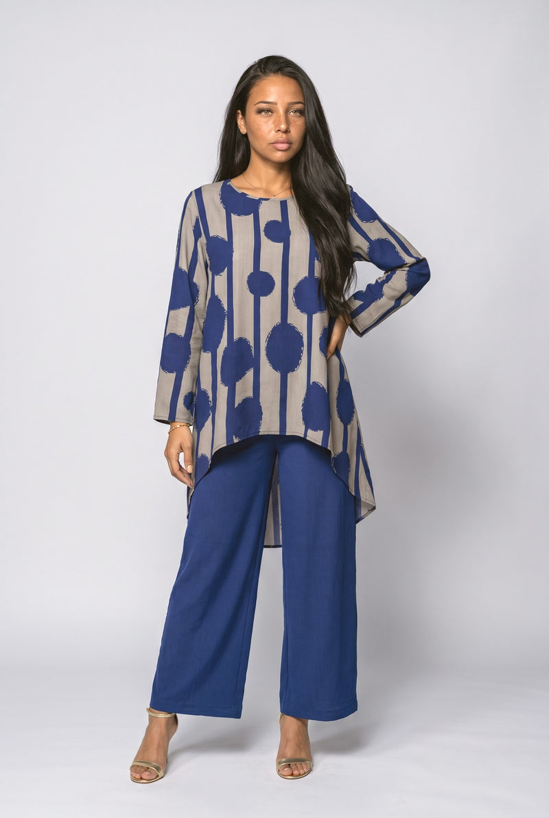 Navy Olive Two Piece Outfit