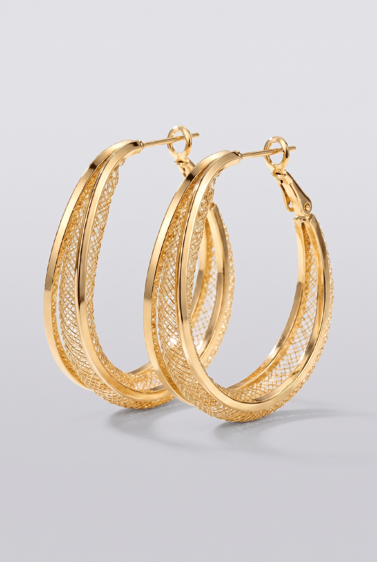 Mesh Stud Earrings