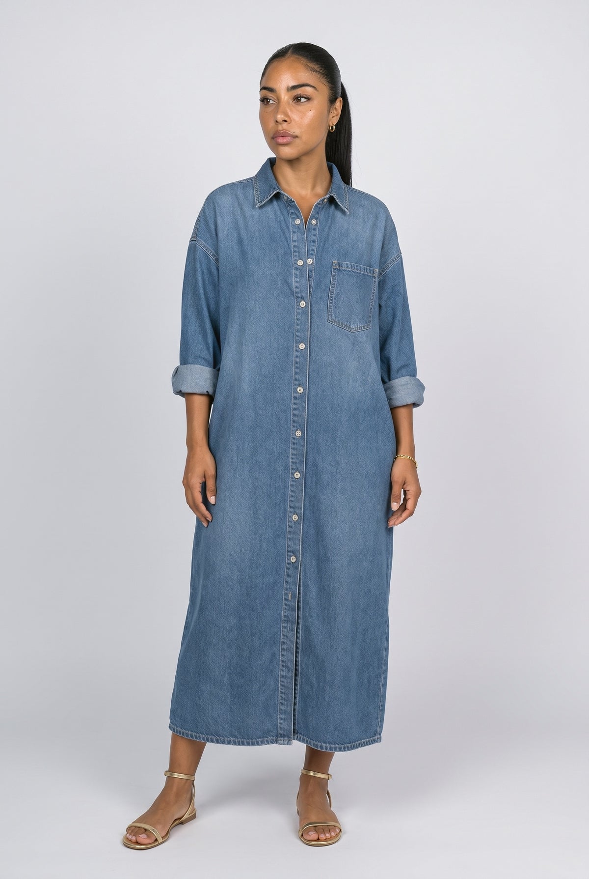 Denim Oversized Summer Dress