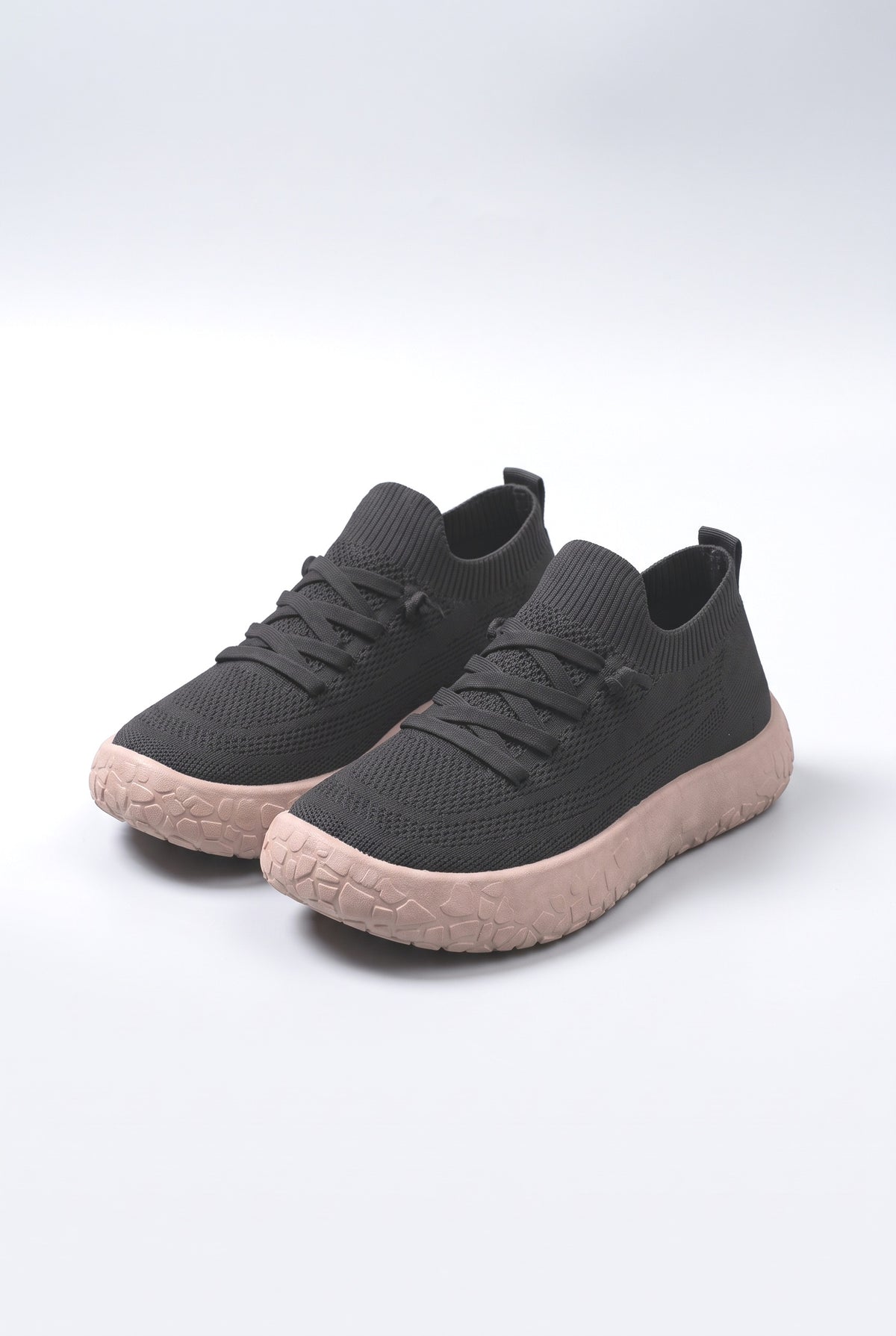 Knit Chunky Sneakers