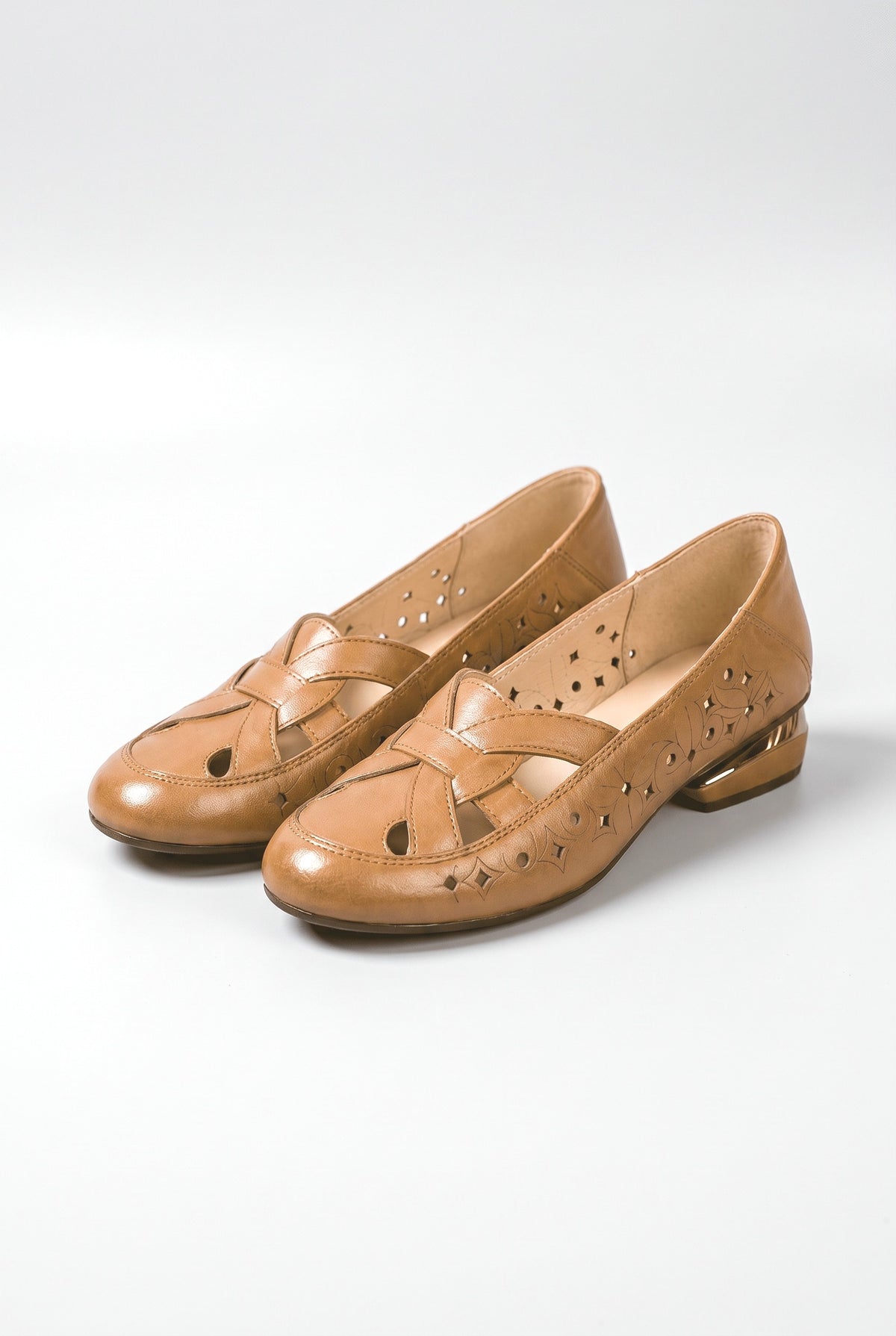 Cutout Ballet Flats
