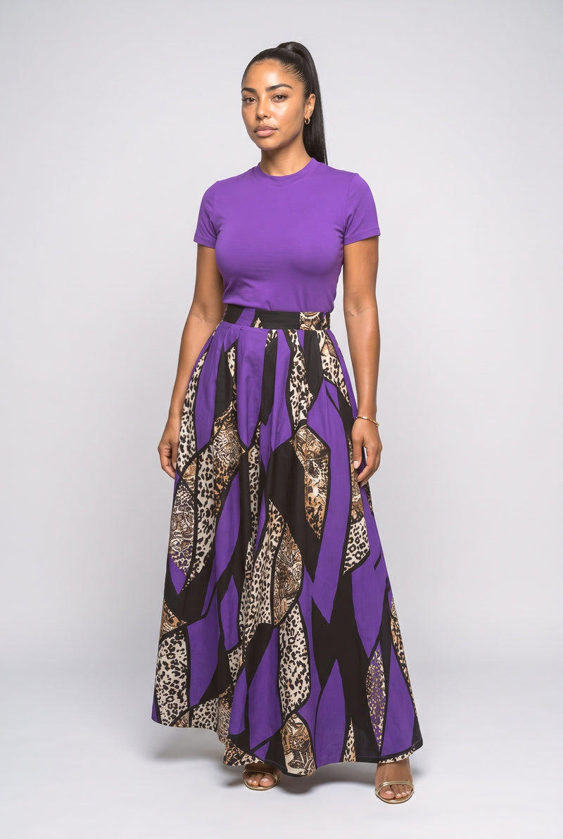 Royal Purple Two Piece Outfit