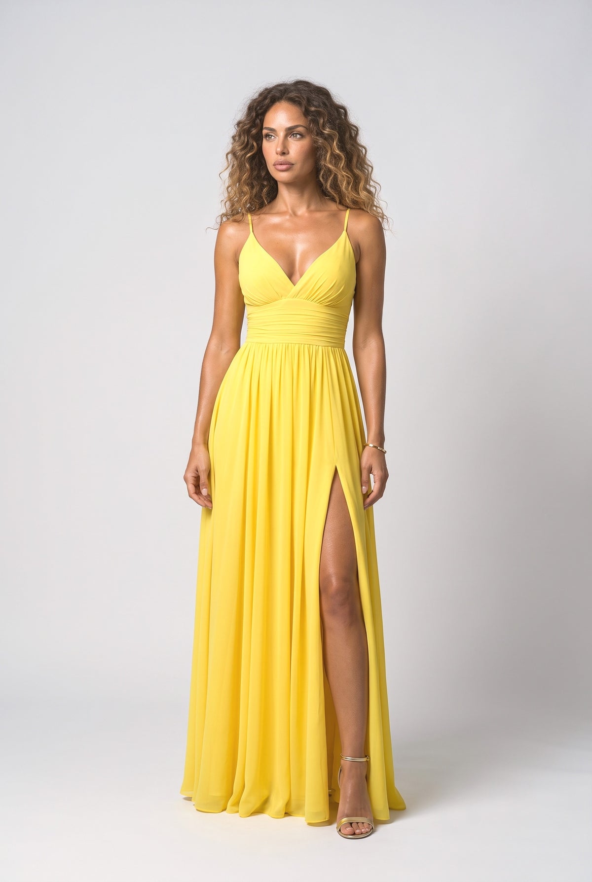 V-Neck Maxi Dress
