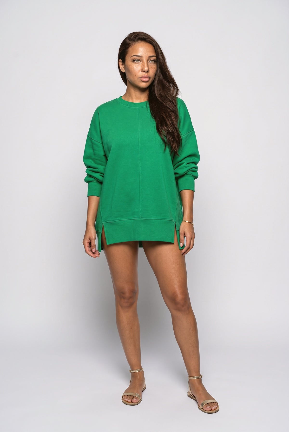 Slit Sweatshirt