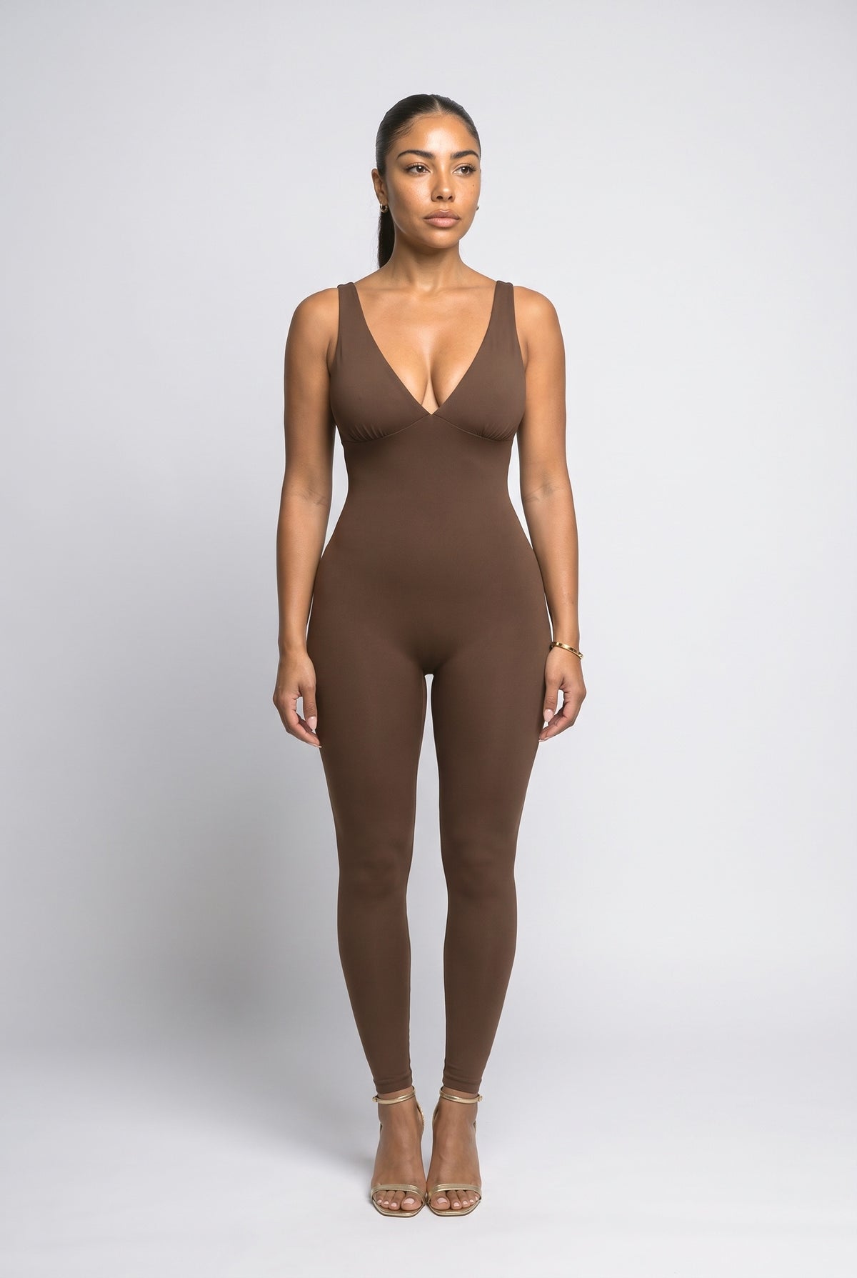 V-Neck Jumpsuit