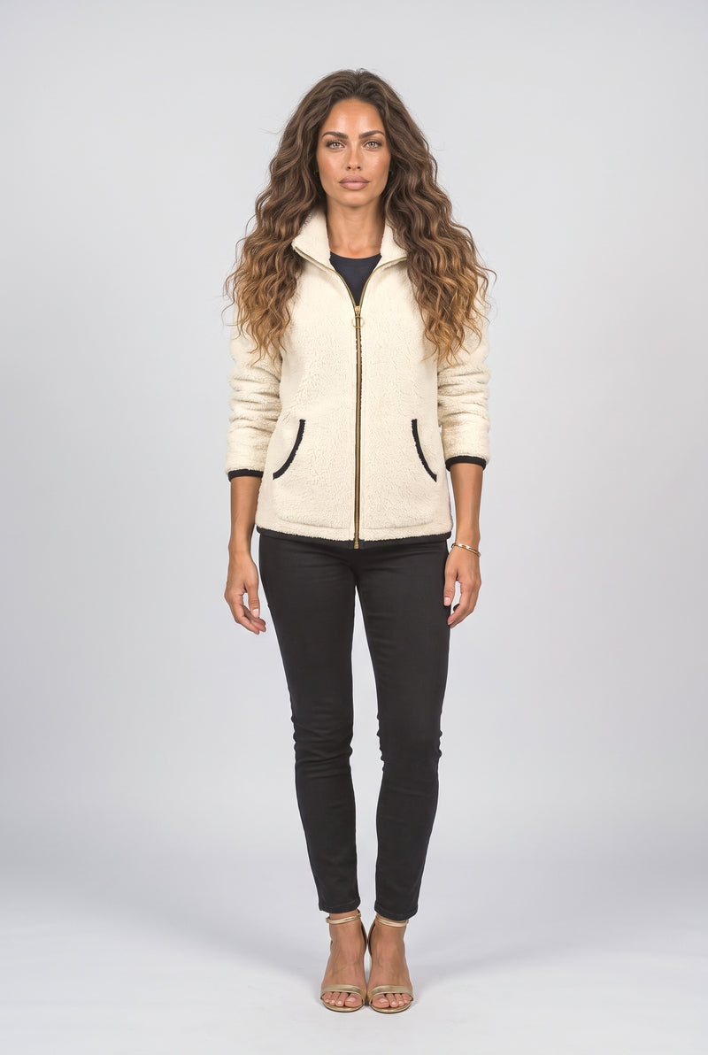 White Fleece Jacket