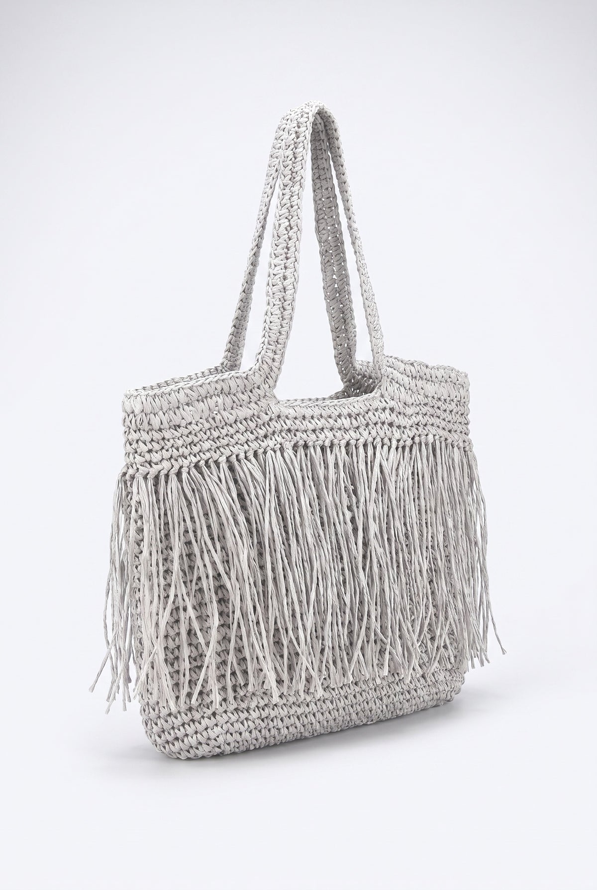 Hand-woven Seaside Holiday Straw Bag, apricot